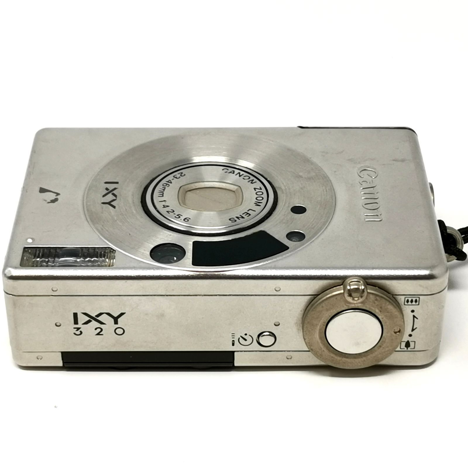 キャノン IXY 320 シルバー フィルムカメラ 電池ないため動作未確認