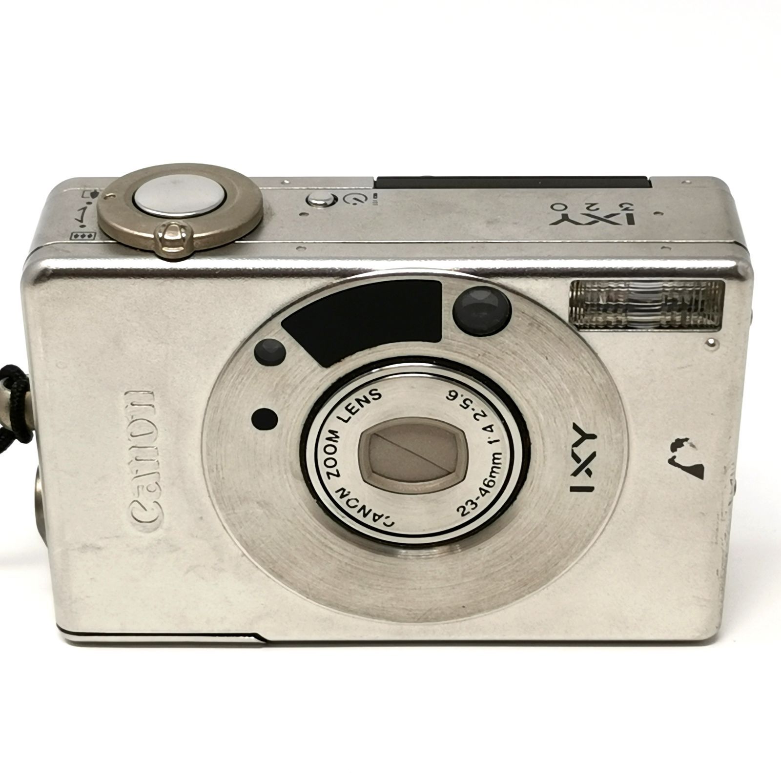 キャノン IXY 320 シルバー フィルムカメラ 電池ないため動作未確認