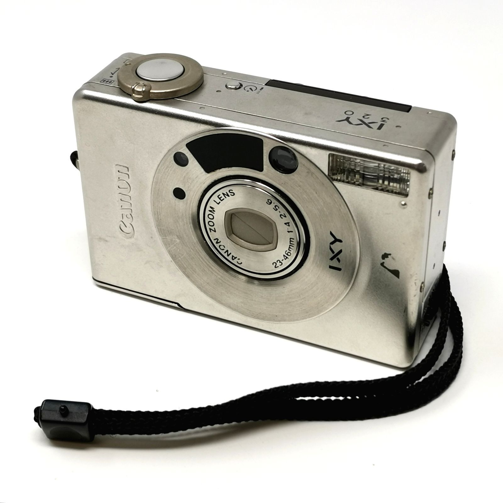 キャノン IXY 320 シルバー フィルムカメラ 電池ないため動作未確認