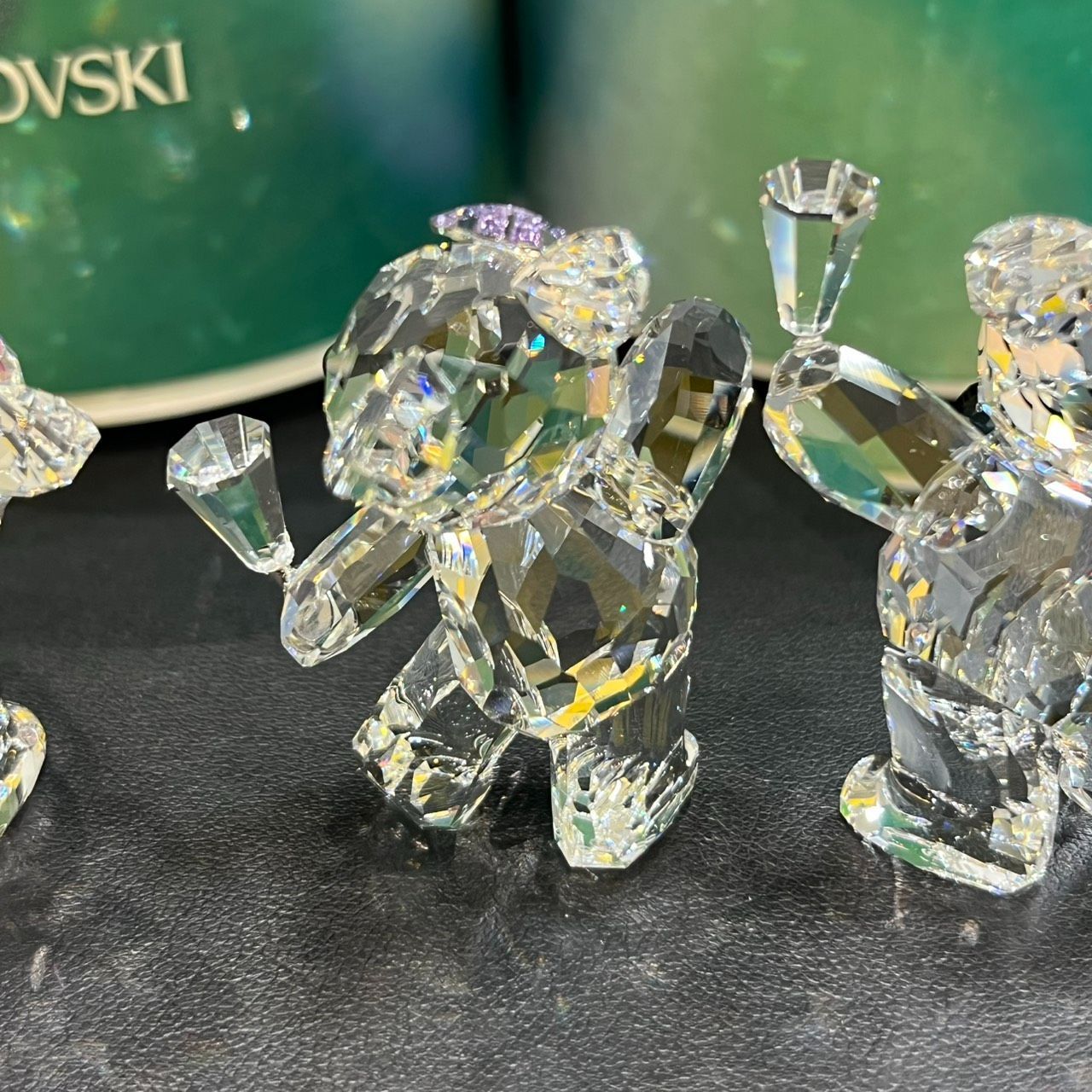 EL6】 Swarovski スワロフスキー クリスベア ピンクカップケーキ