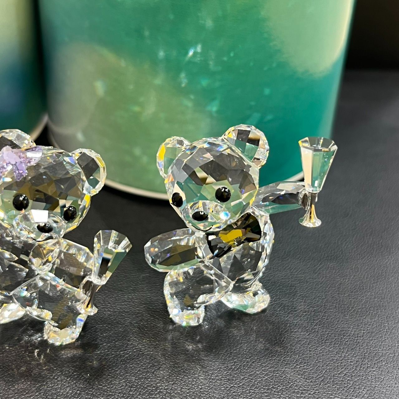 EL6】 Swarovski スワロフスキー クリスベア ピンクカップケーキ