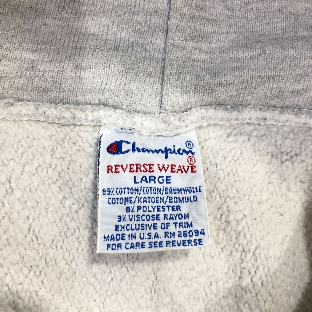 90年代 USA製 Champion チャンピオン ワンポイントロゴ REVERSE WEAVE