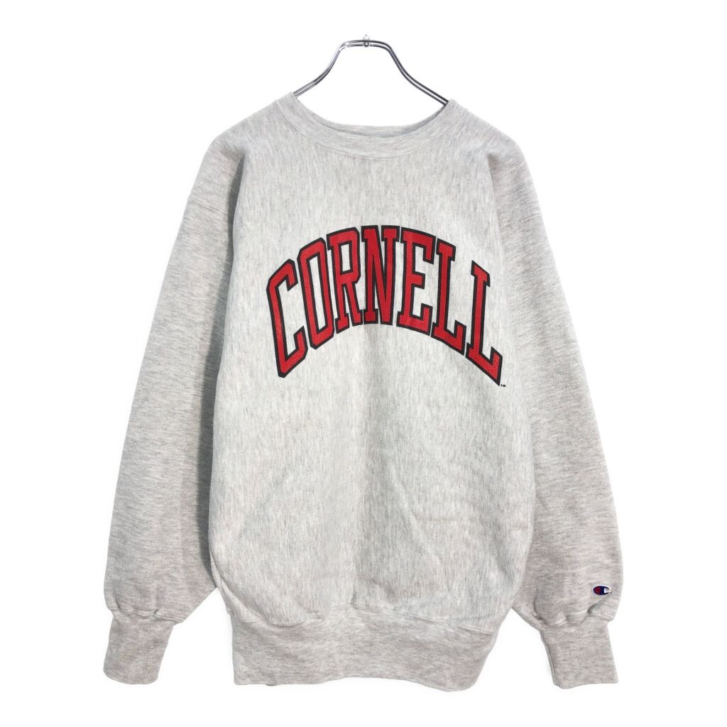 90年代 USA製 Champion チャンピオン REVERSE WEAVE リバースウィーブ スウェット グレー(メンズ XL)中古 古着 V6757