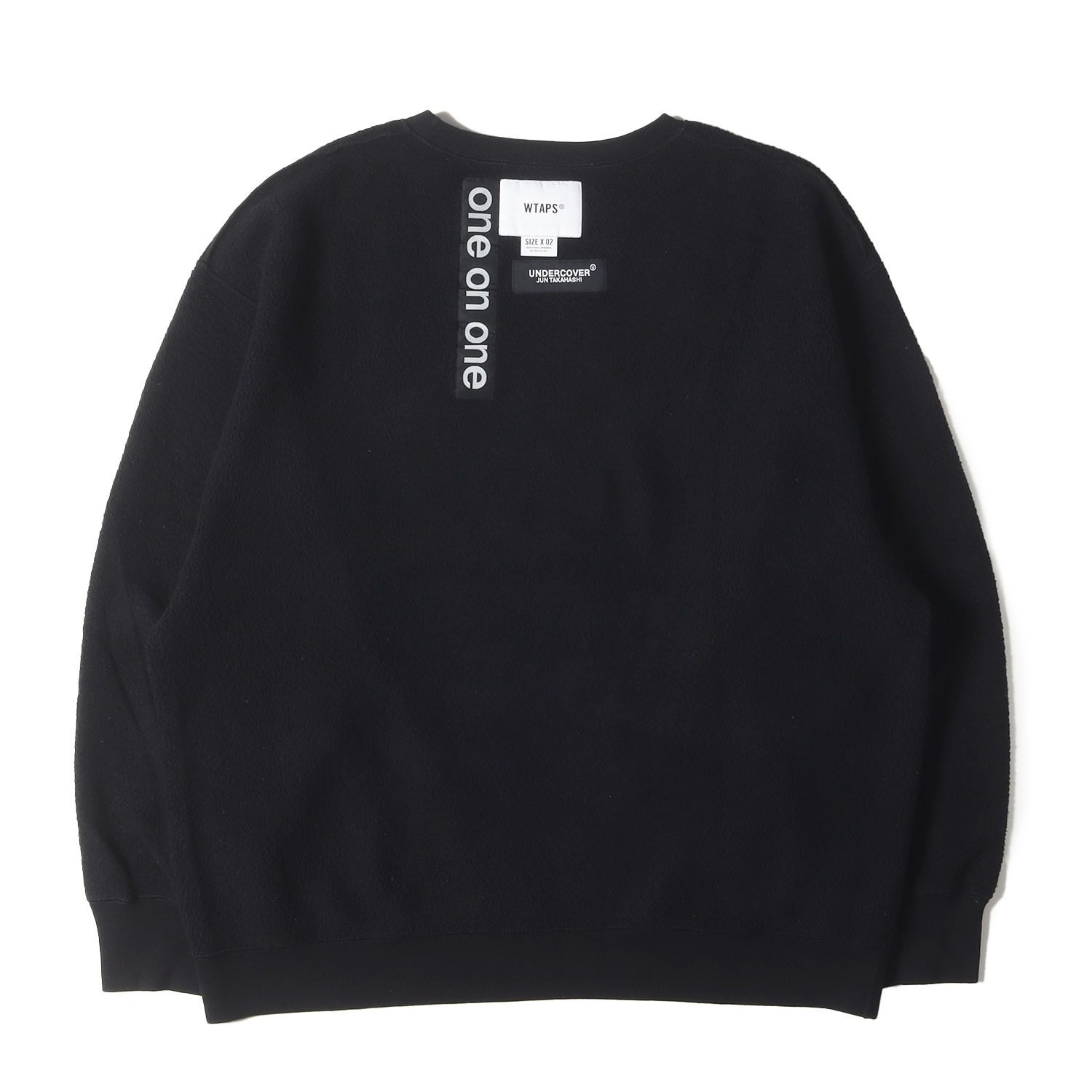 WTAPS ダブルタップス スウェット ブラック 黒 サイズ:2 | 21AW