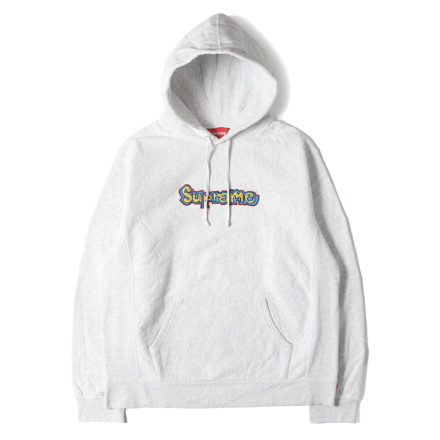 Supreme シュプリーム パーカー グレー サイズ:L | 18SS ゴンズロゴ 