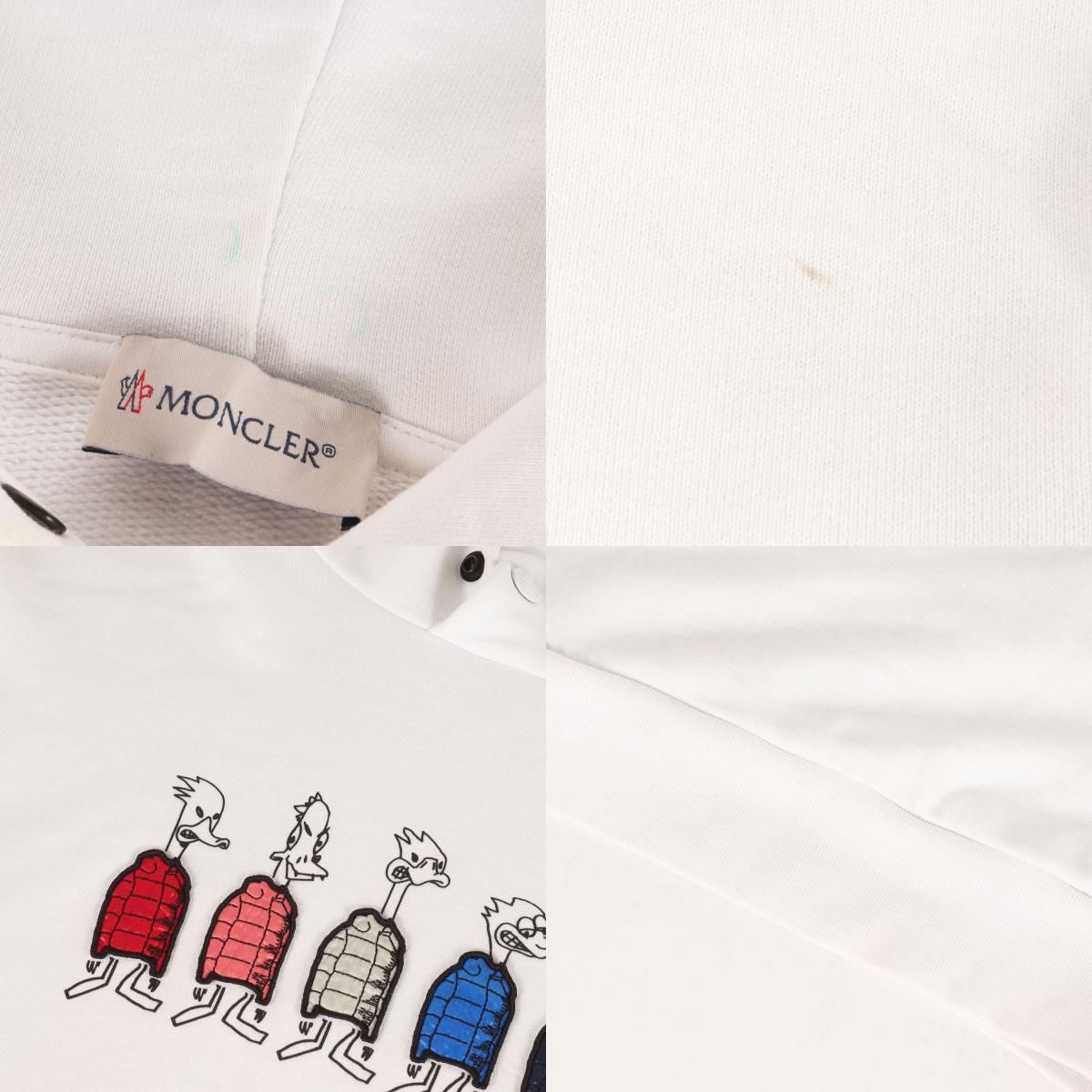 MONCLER モンクレール パーカー ホワイト 白 サイズ:XL | コミック 