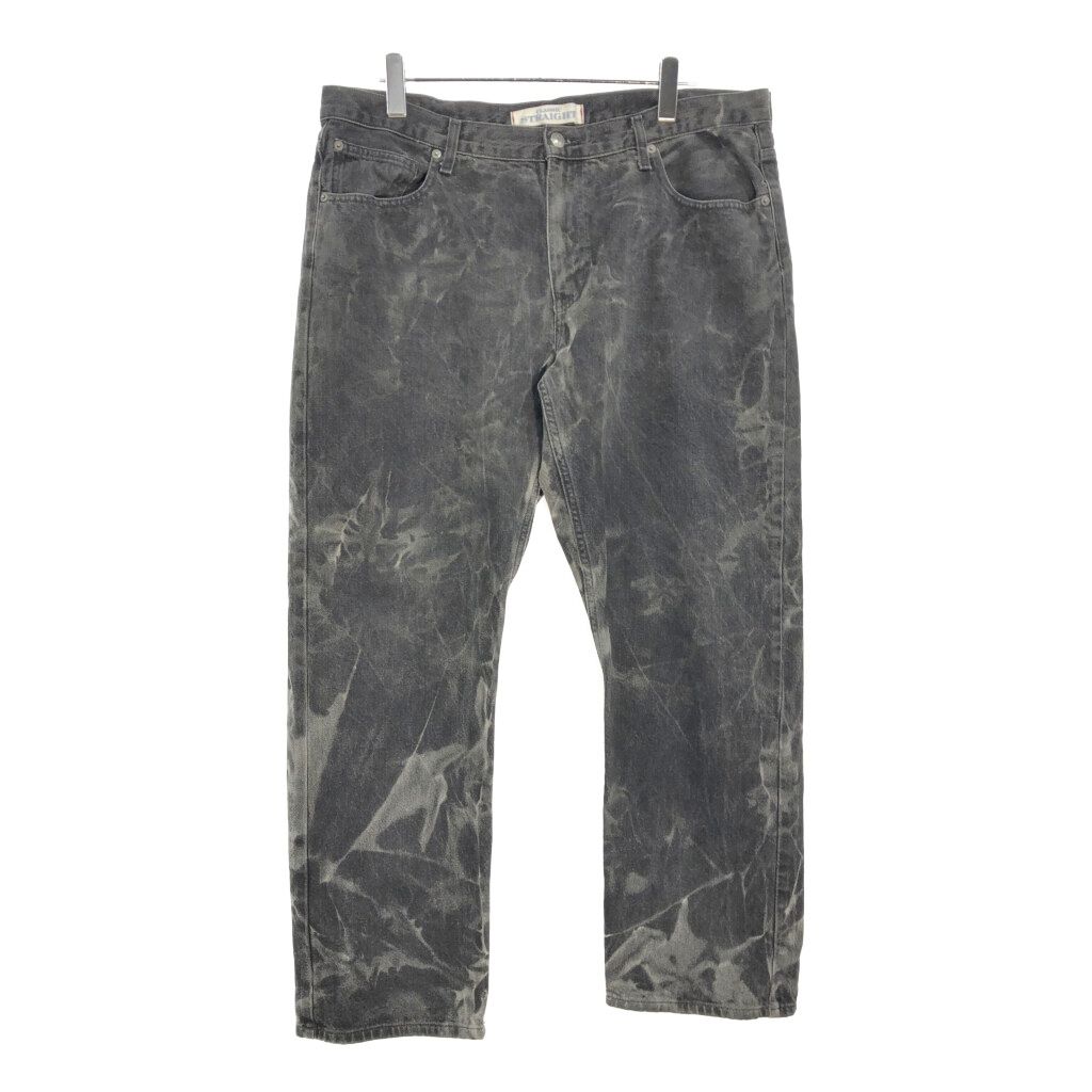 TOMMY HILFIGER トミーヒルフィガー ブリーチ デニムパンツ ブラック(メンズ W38 L30)中古 古着 V7265