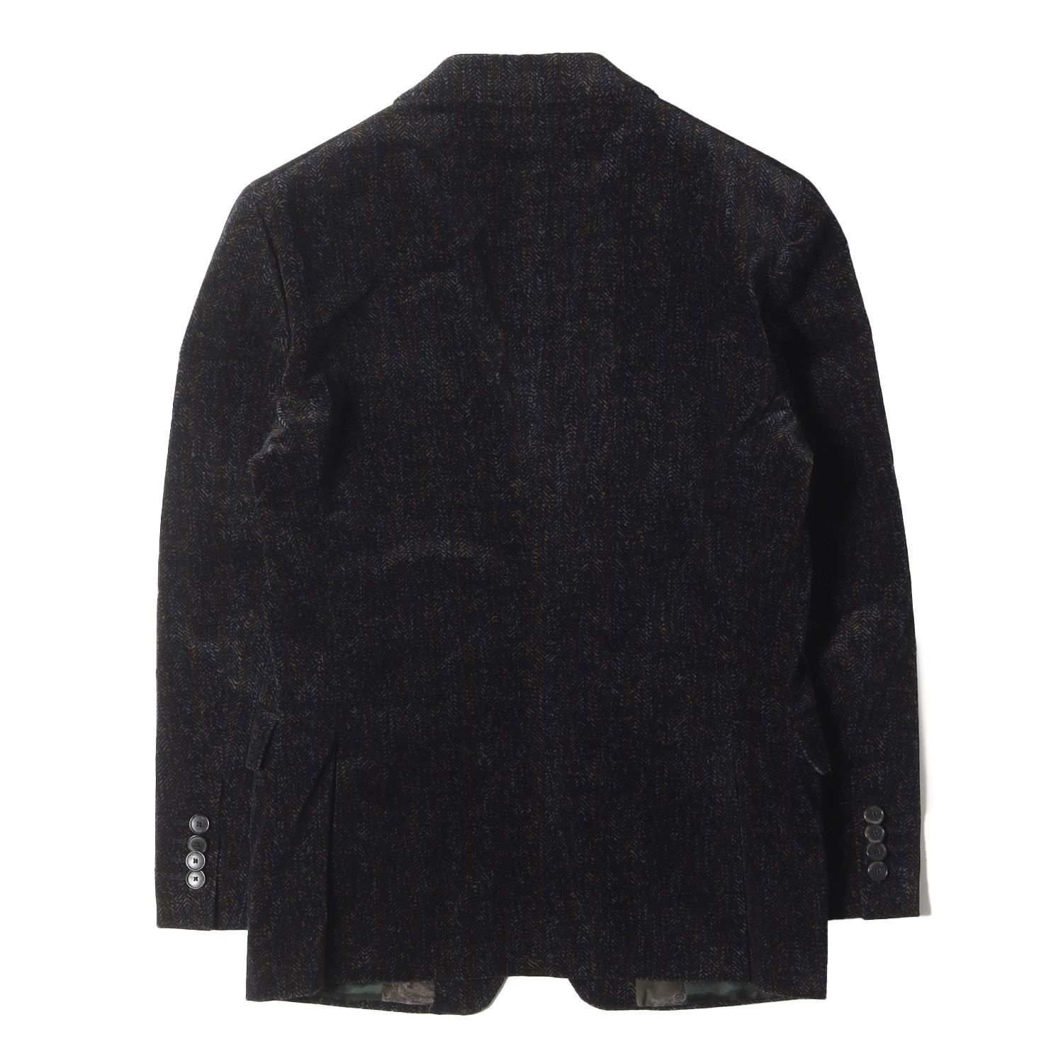 ETRO エトロ ジャケット ネイビー オレンジ サイズ:46 | シルク