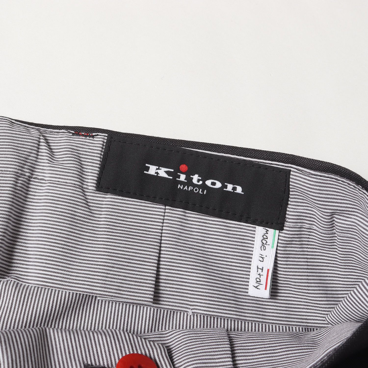 新品】Kiton キートン パンツ ヘザーグレー サイズ:32 | 近年モデル