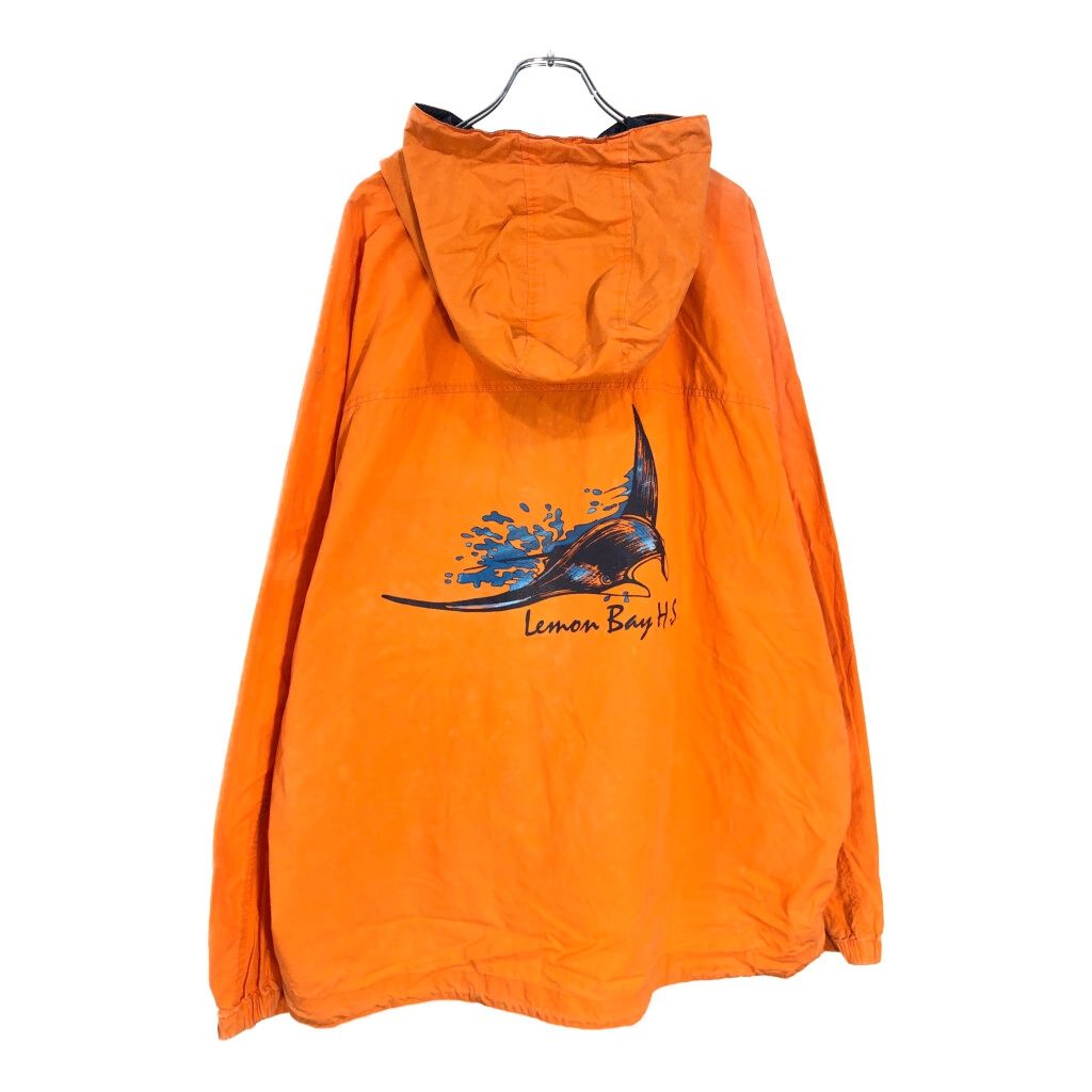 90年代 GAP ギャップ アノラックパーカー ジャケット オールドギャップ オレンジ(メンズ L)中古 古着 V7369 90年代 GAP ギャップ アノラックパーカー ジャケット オールドギャップ