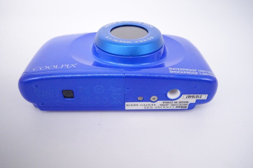 極上品】ニコン Nikon デジタルカメラ COOLPIX W100 防水 W100BL