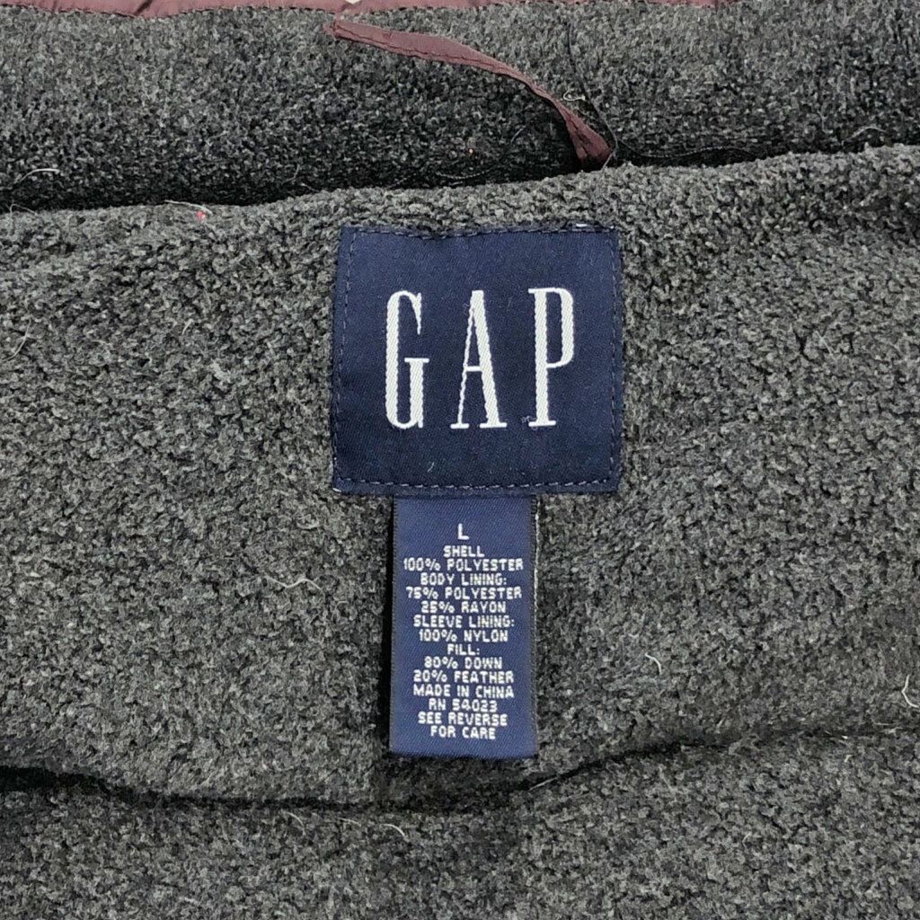 00年代 GAP ギャップ ダウンジャケット パープル(メンズ L)中古 古着 V7468 00年代 GAP ギャップ ダウンジャケット パープル(メンズ L)中古 古着