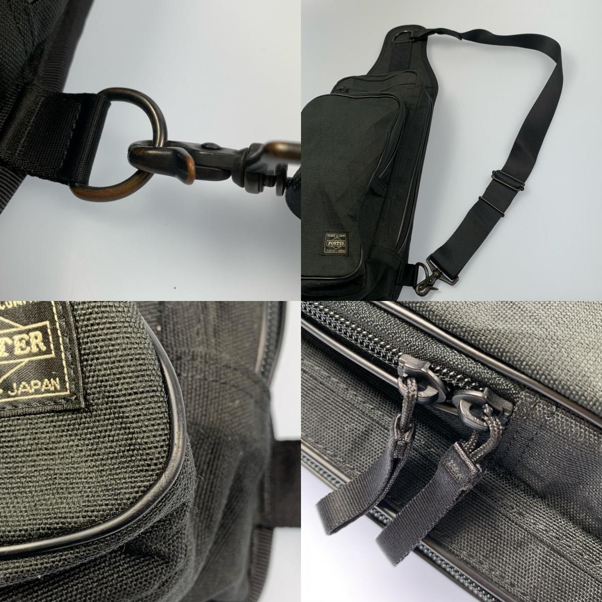 【姫路東店】 中古 PORTER | ポーター リュック・デイパック HYBRID SLING SHOULDER BAG 737-17804 ブラック 【121】 姫路東店】 中古 PORTER | ポーター リュック・デイパック HYBRID