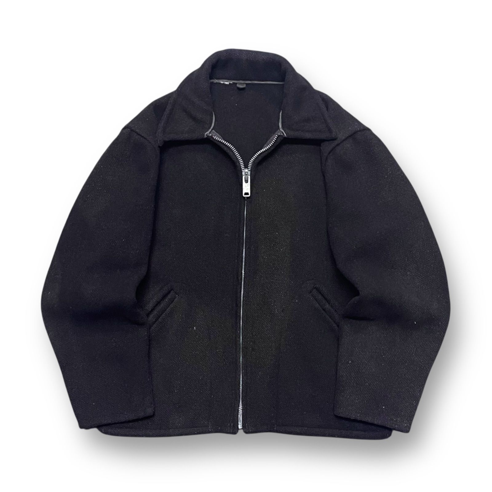 KING O WEAR ウールスポーツジャケット　ブラック　ビンテージ 40s KING O WEAR Wool Sports Jacket 黒 M Vintage スポーツジャケット