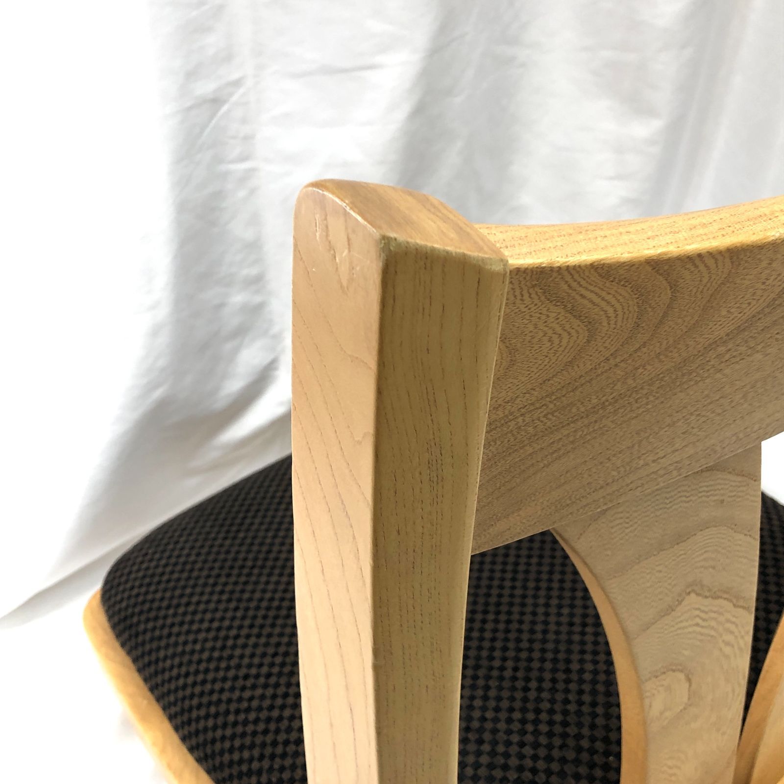 株式会社アサヒ 回転 座椅子 重厚 和室 天然木 アンティーク - メルカリ