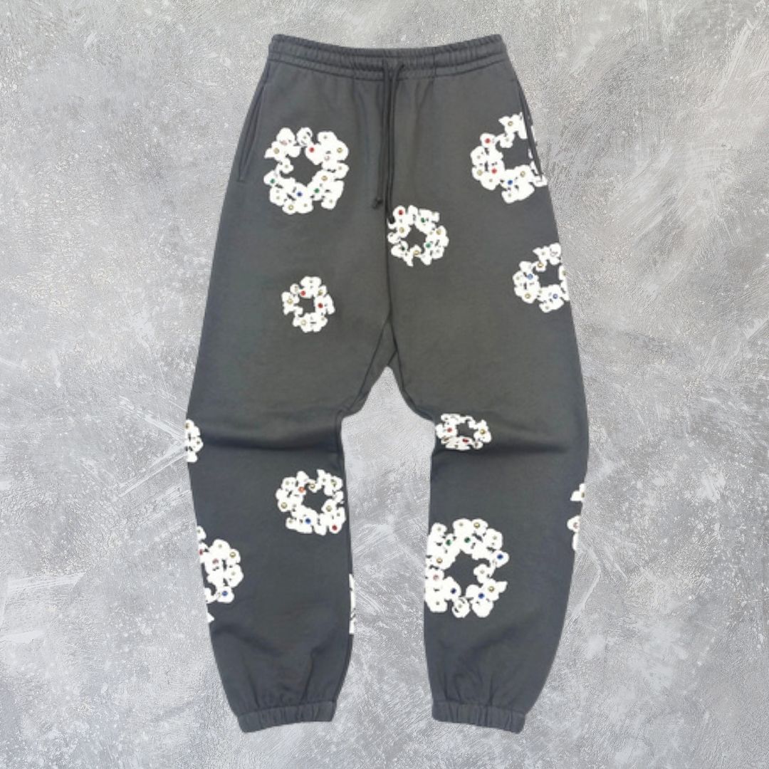 正規品 Denim Tears デニムティアーズ グレー 花柄 ラインストーン 