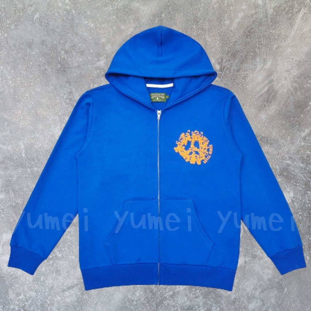 正規品 Denim Tears デニムティアーズ ブルー ロゴ ジップアップ
