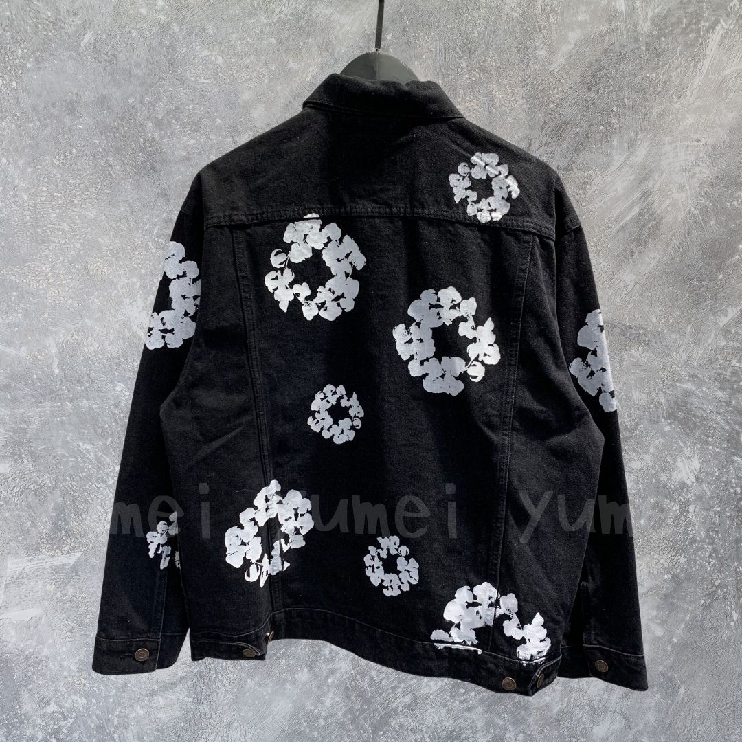 DENIM TEARS ブラック 花柄 S 楽天市場】【最短即日発送】 DENIM TEARS HOODED SWEAT SHIRTS デニム