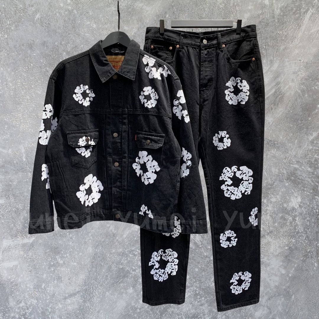 正規品 Denim Tears デニムティアーズ ×リーバイス ブラック 花柄