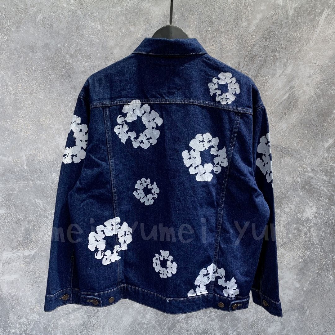 確実正規品DENIM TEARS デニムジャケット 花柄 正規品 Denim Tears デニムティアーズ ×リーバイス インディゴ 花柄