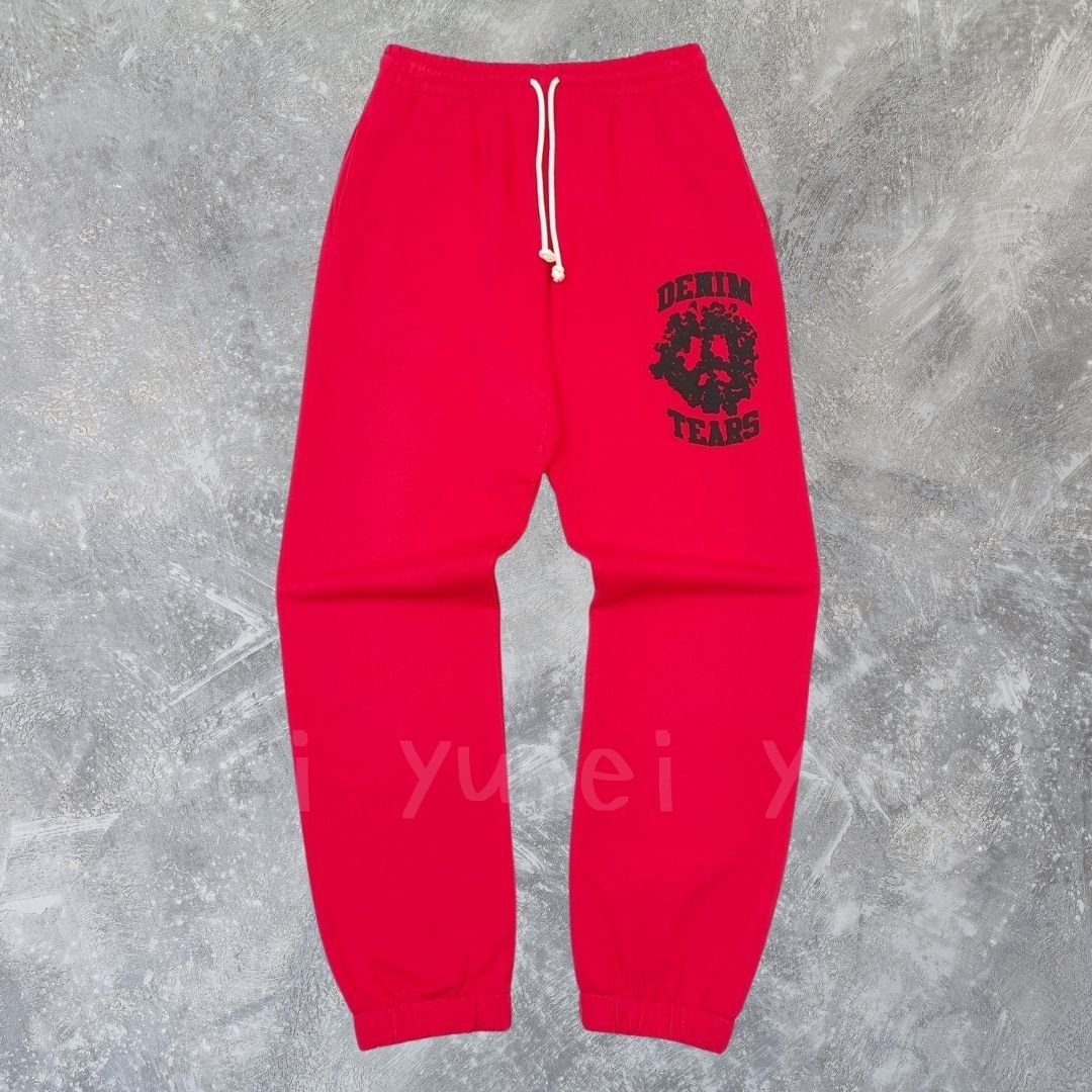 正規品 Denim Tears デニムティアーズ パープル ロゴ スウェットパンツ