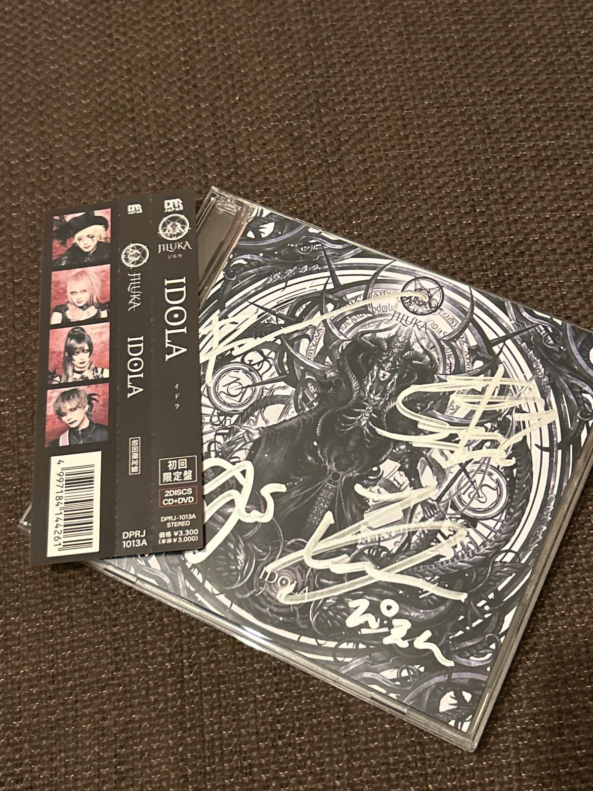 S6249) 直筆サイン入り 初回限定 JILUKA IDOLA CD jiluka idola V系