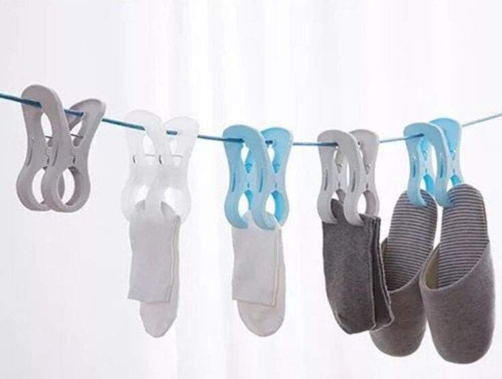 【人気商品】15個セット) (グレー ズレない しっかり挟む 大型 強力 プラスチック 物干し 洗濯グッズ 洗濯ばさみ 布団クリップ 洗濯クリップ 防風クリップ 布団干し 布団ばさみ HJ