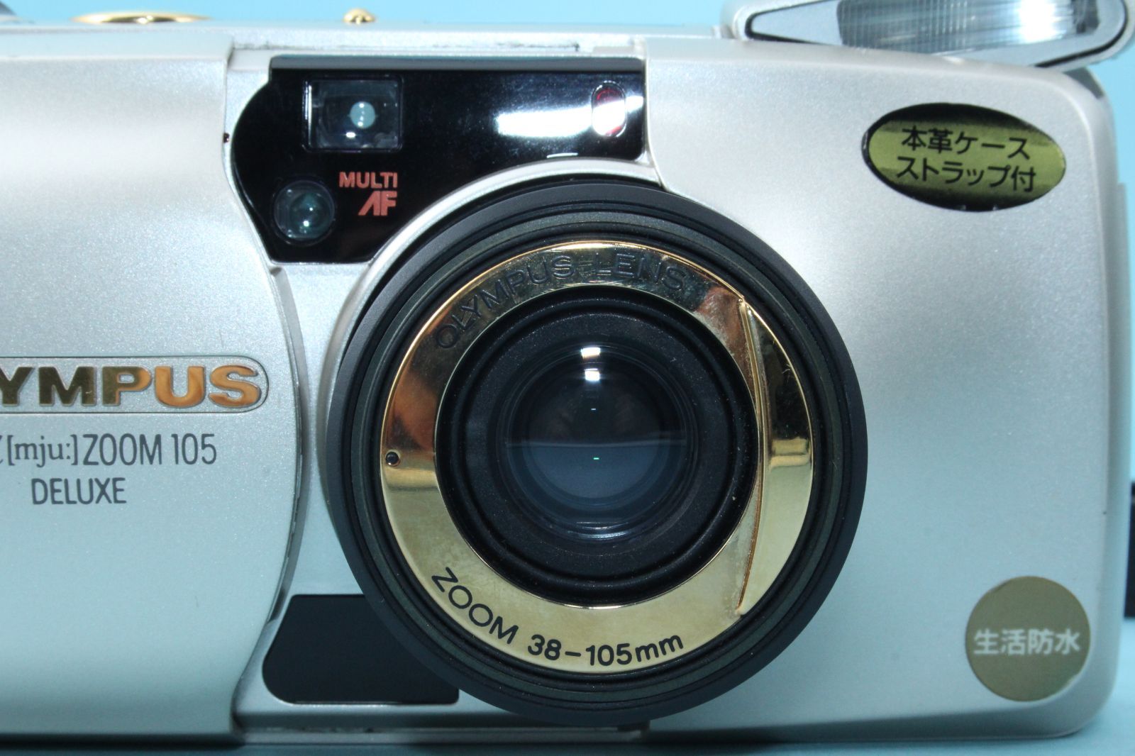 美品 OLYMPUS μ mju ZOOM 105 DELUXE 返品保証 オリンパス コンパクト