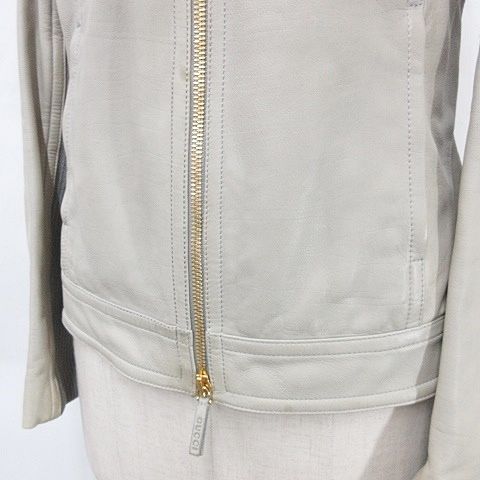 グッチ GUCCI ジャケット ライダース レザージャケット シングル