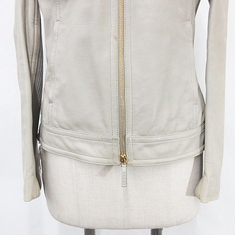 グッチ GUCCI ジャケット ライダース レザージャケット シングル