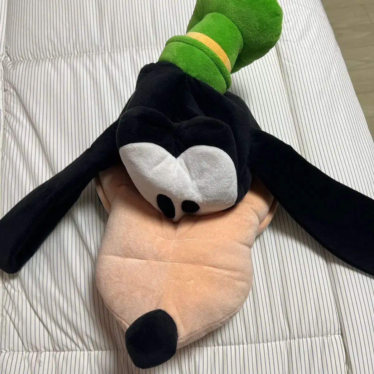 東京ディズニーランドヴィンテージ グーフィーイヤーハット グーフィーキャップ イヤーハット グーフィー フェイス キャップ - ディズニーフィギュア