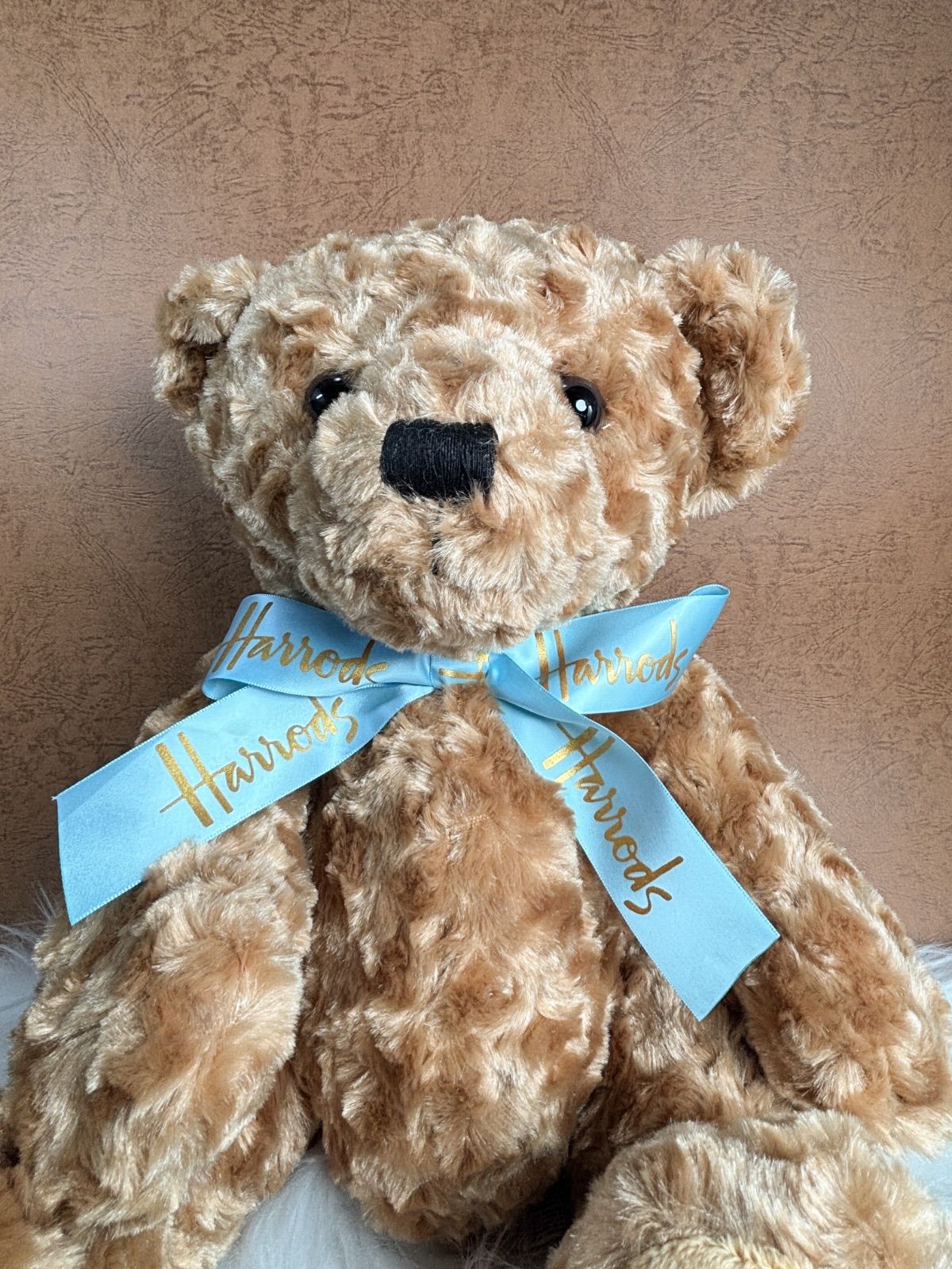 アウトレット】英国Harrods テディベア オリバー ぬいぐるみ ブラウン