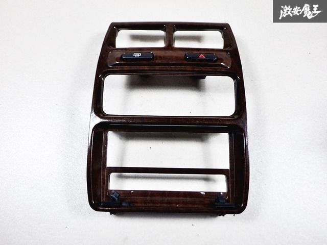 破損無し‼三菱純正 H56A パジェロミニ センターパネル オーディオパネル ウッド調 ハザードスイッチ付 内装 MR175373 即納 棚