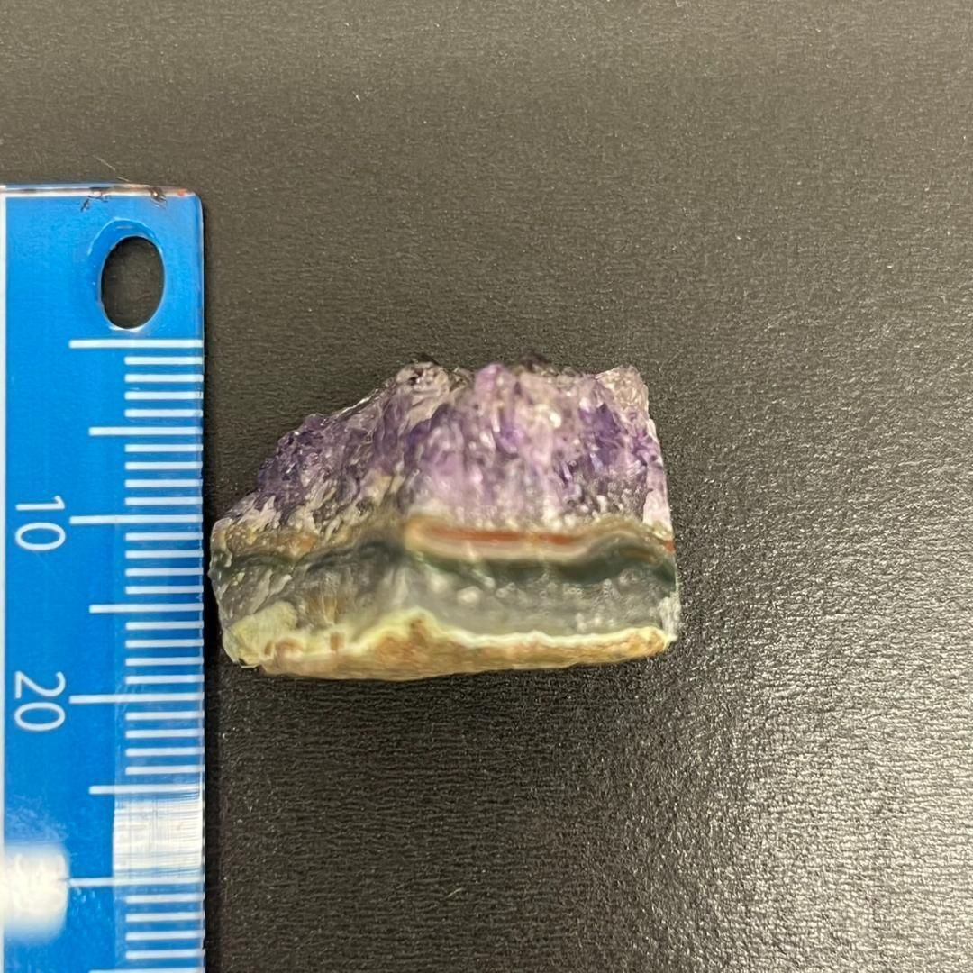 92: アメジスト ジオード 原石 11g 天然石 パワーストーン 紫水晶