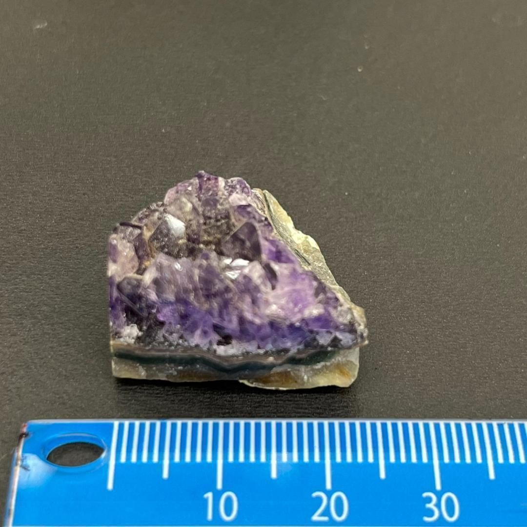 92: アメジスト ジオード 原石 11g 天然石 パワーストーン 紫水晶