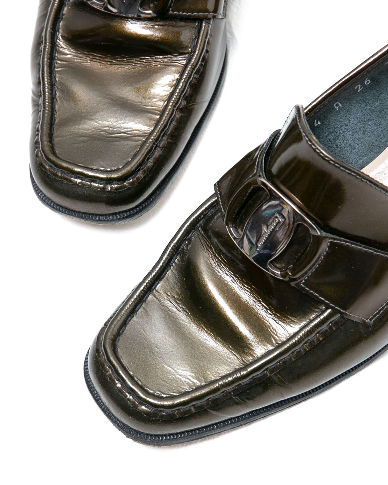 Salvatore Ferragamo 注文 サルヴァトーレフェラガモ エナメルパンプス