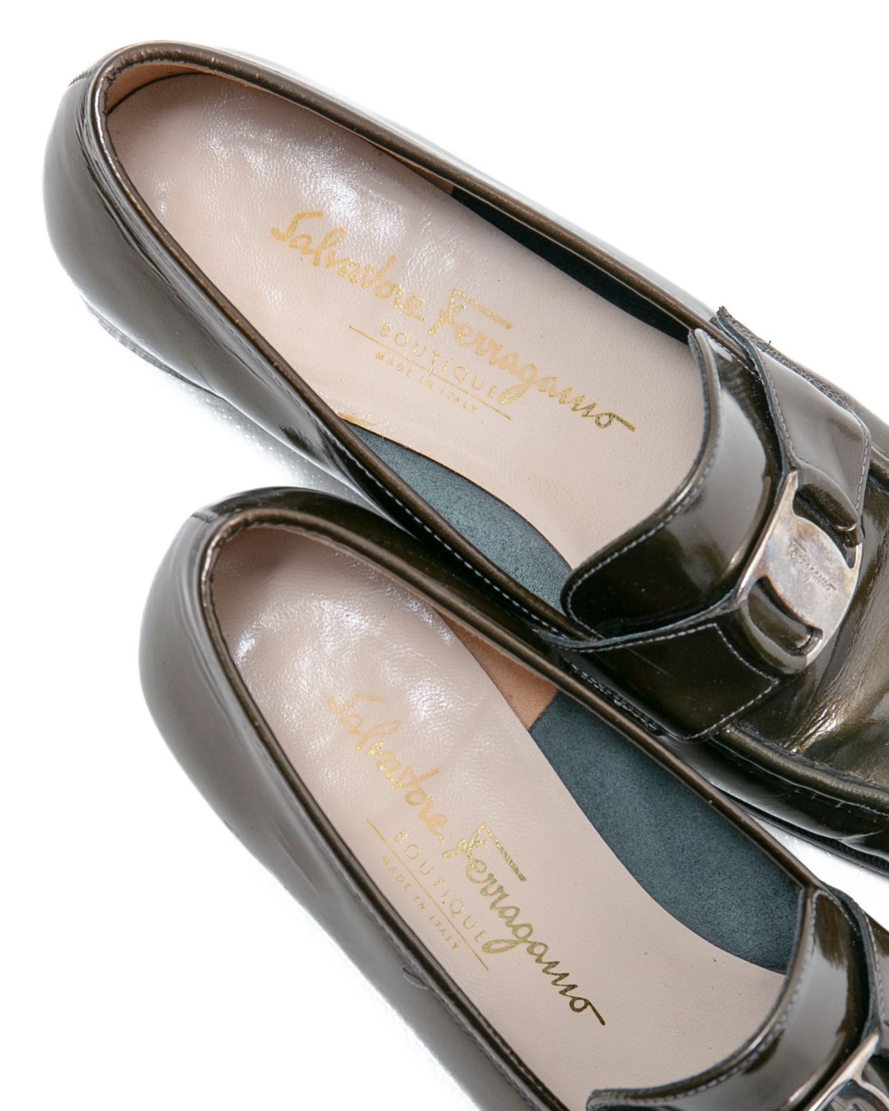 Salvatore Ferragamo 注文 サルヴァトーレフェラガモ エナメルパンプス