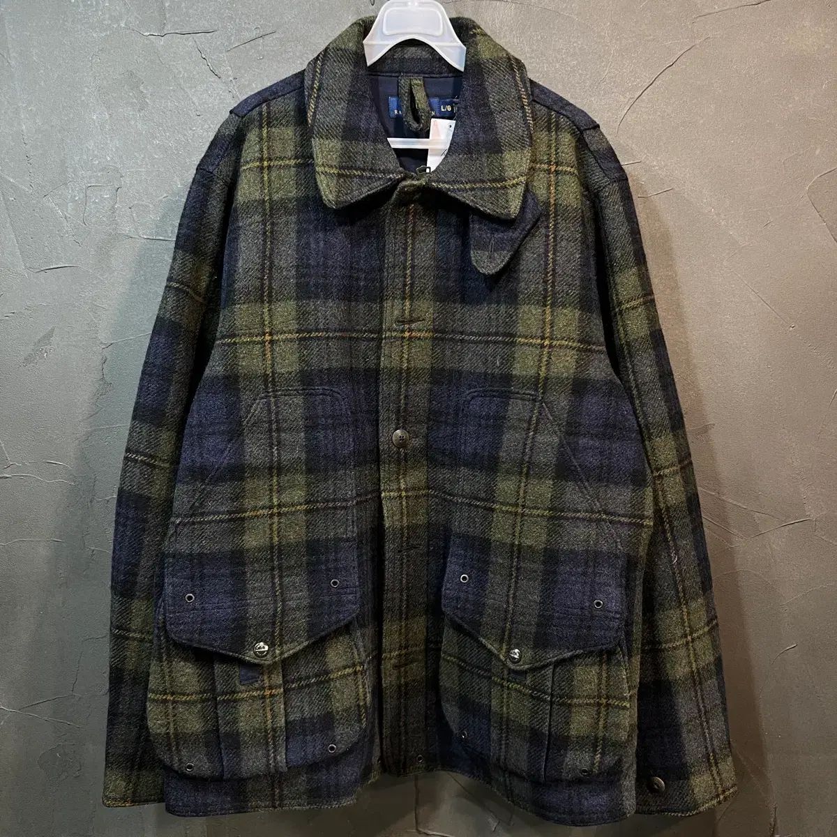 L Polo ポロ ラルフローレン ヴィンテージ タータンチェック ウール ジャケット