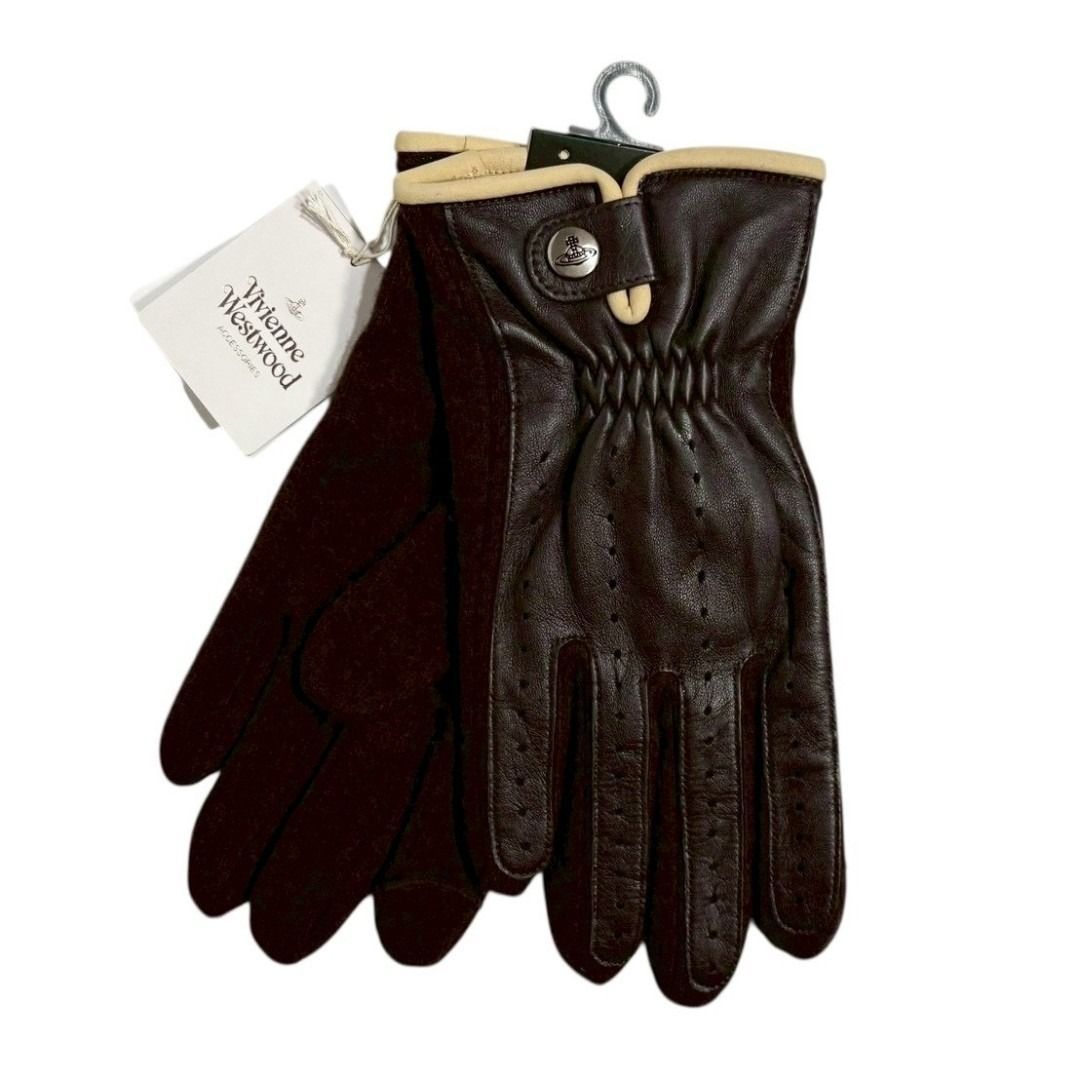 タグ付き・未使用品】 ヴィヴィアン ウエストウッド レザー ニット