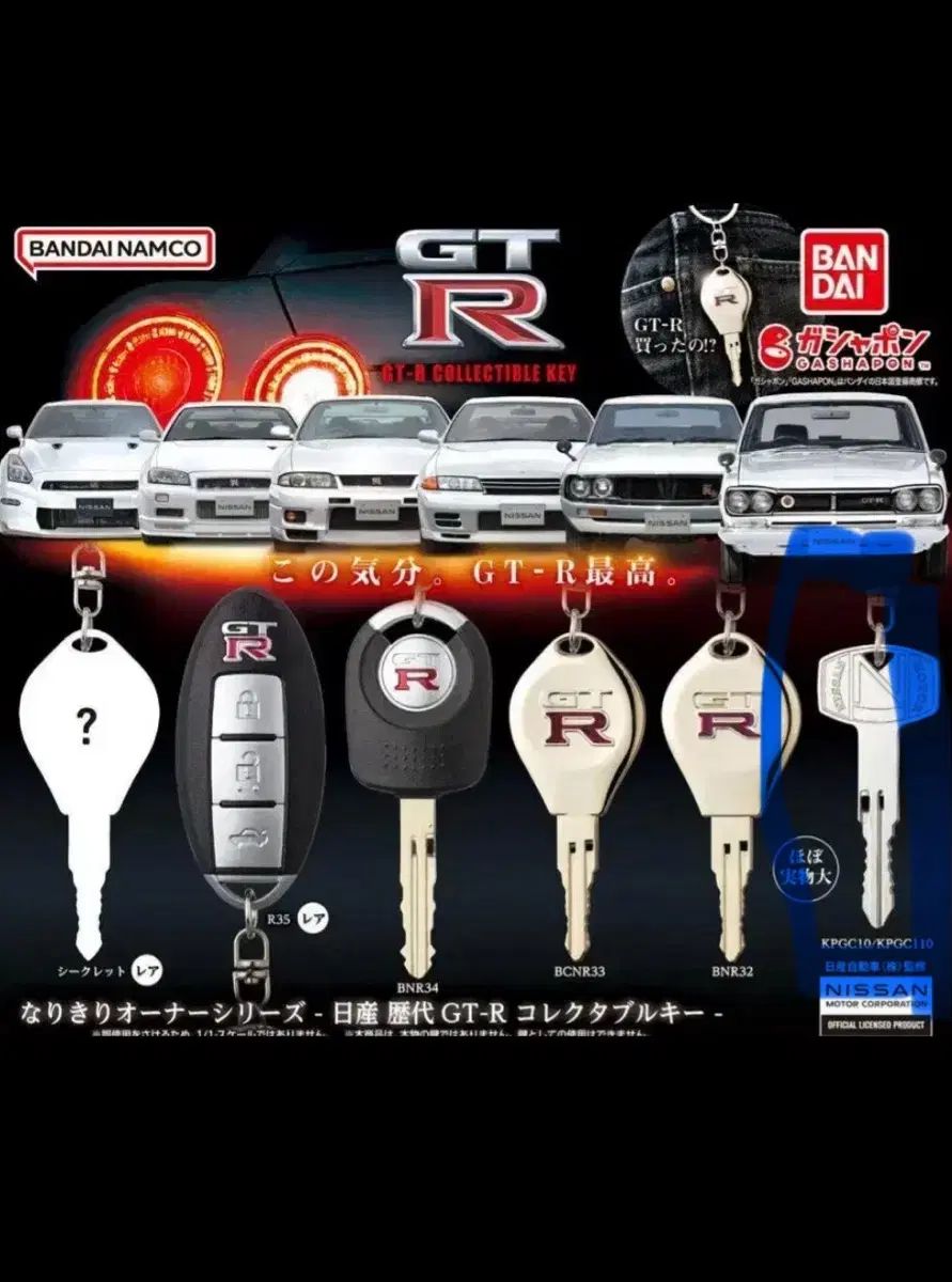 日産 GT-R Collector's Edition キーホルダー ガチャ