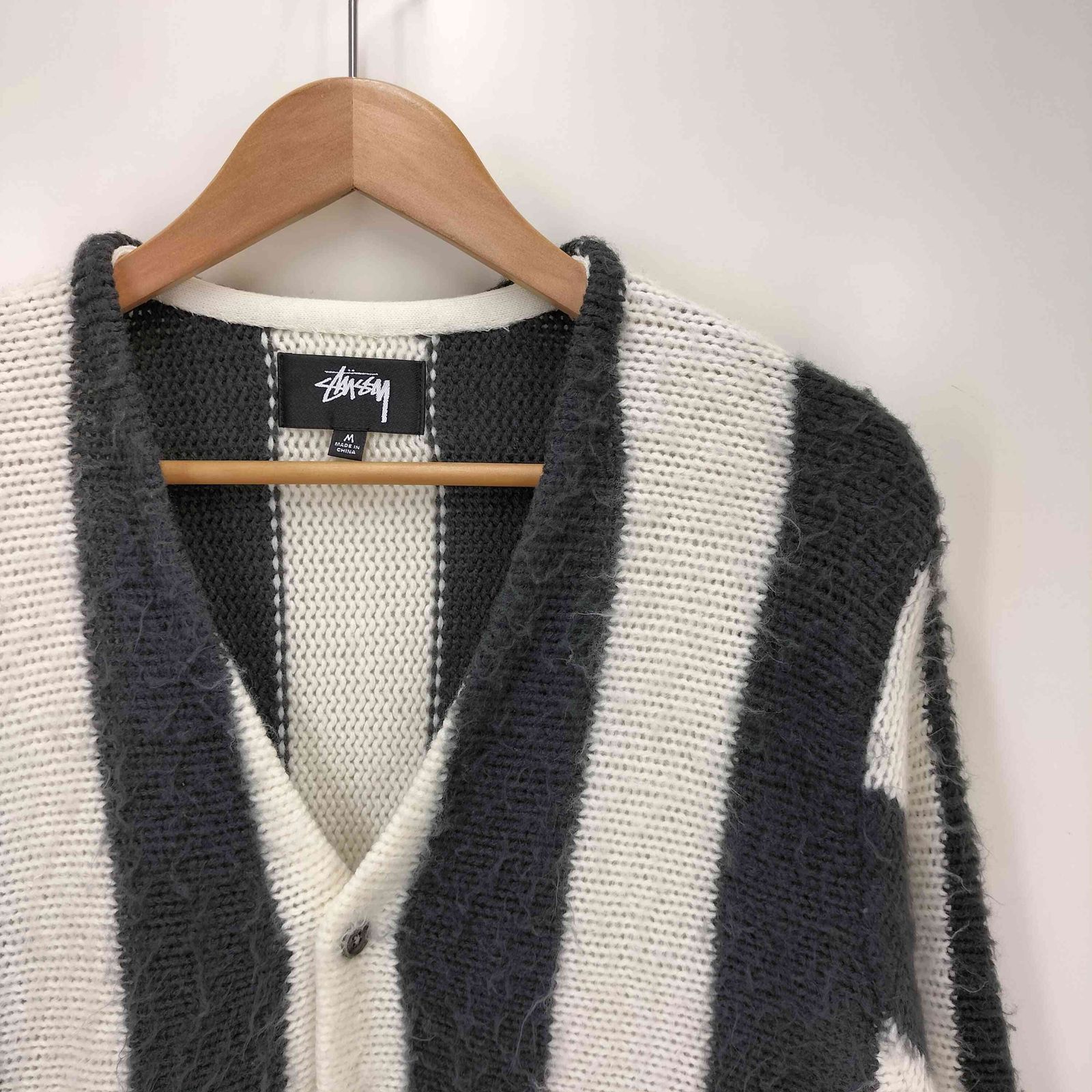 ステューシー Stussy Stripe Brushed Cardigan メンズ JPN：M 【公式通販】