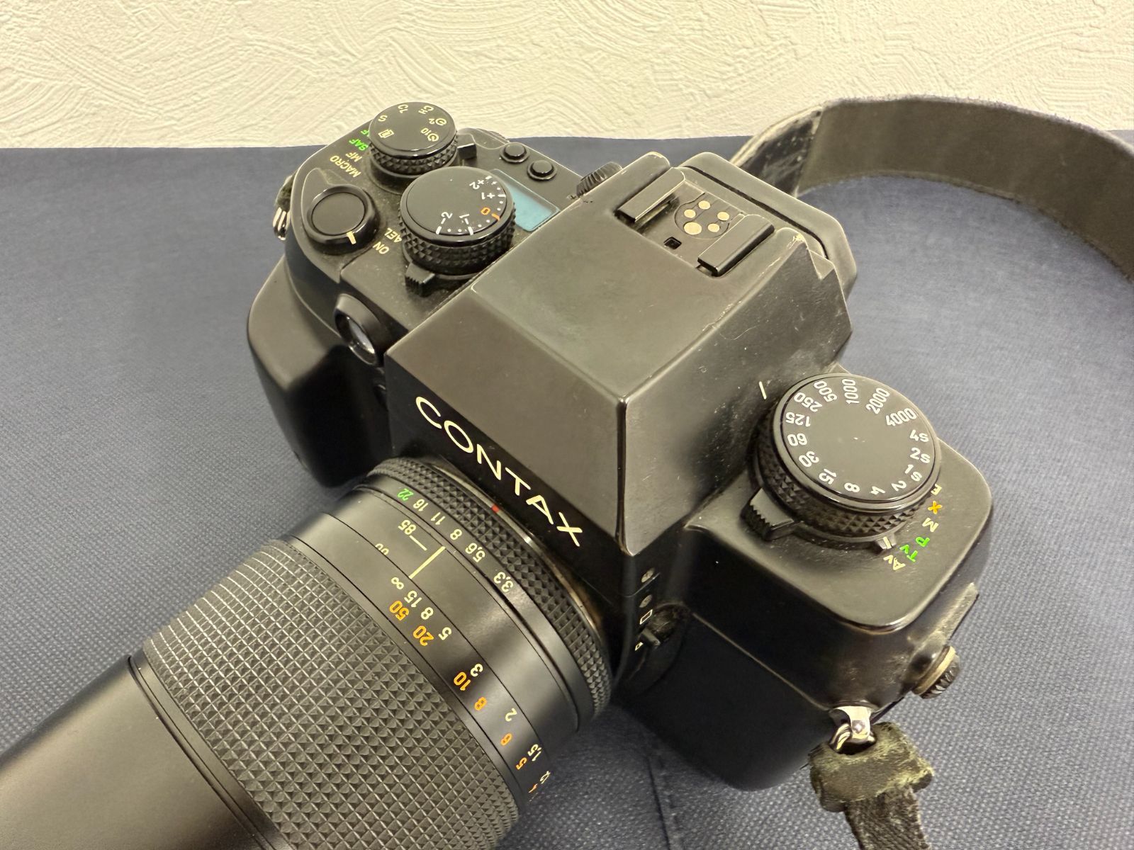 CONTAX AX フィルムカメラ Vario-Sonnar レンズ付き 名機セット】CONTAX AX ＋ Vario-Sonnar 28-85mm ズームレンズ AF動作