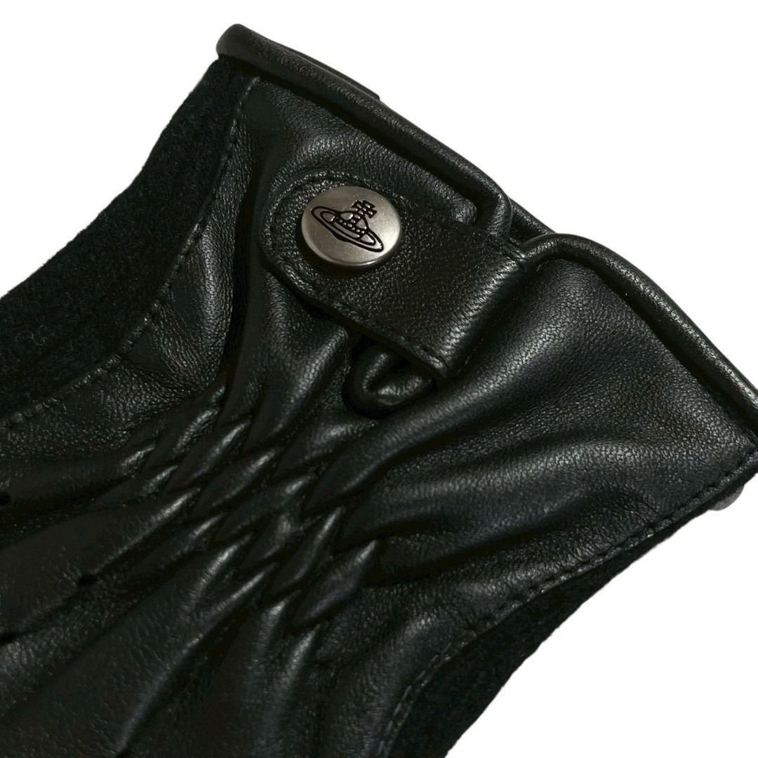 タグ付き・未使用品】 ヴィヴィアン ウエストウッド レザー ニット