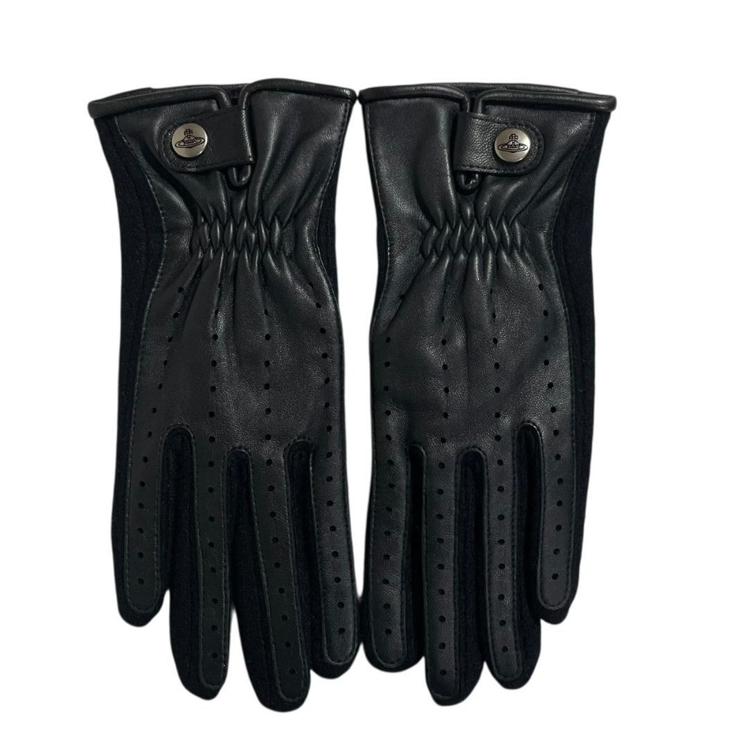 タグ付き・未使用品】 ヴィヴィアン ウエストウッド レザー ニット