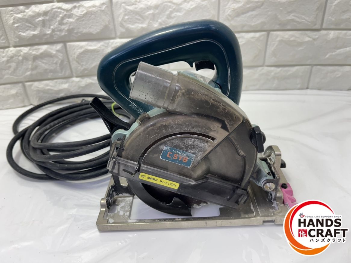 ▽▽【中古】 日立 C5YB 集じんマルノコ 125mm 100V 日立工機 現HiKOKI