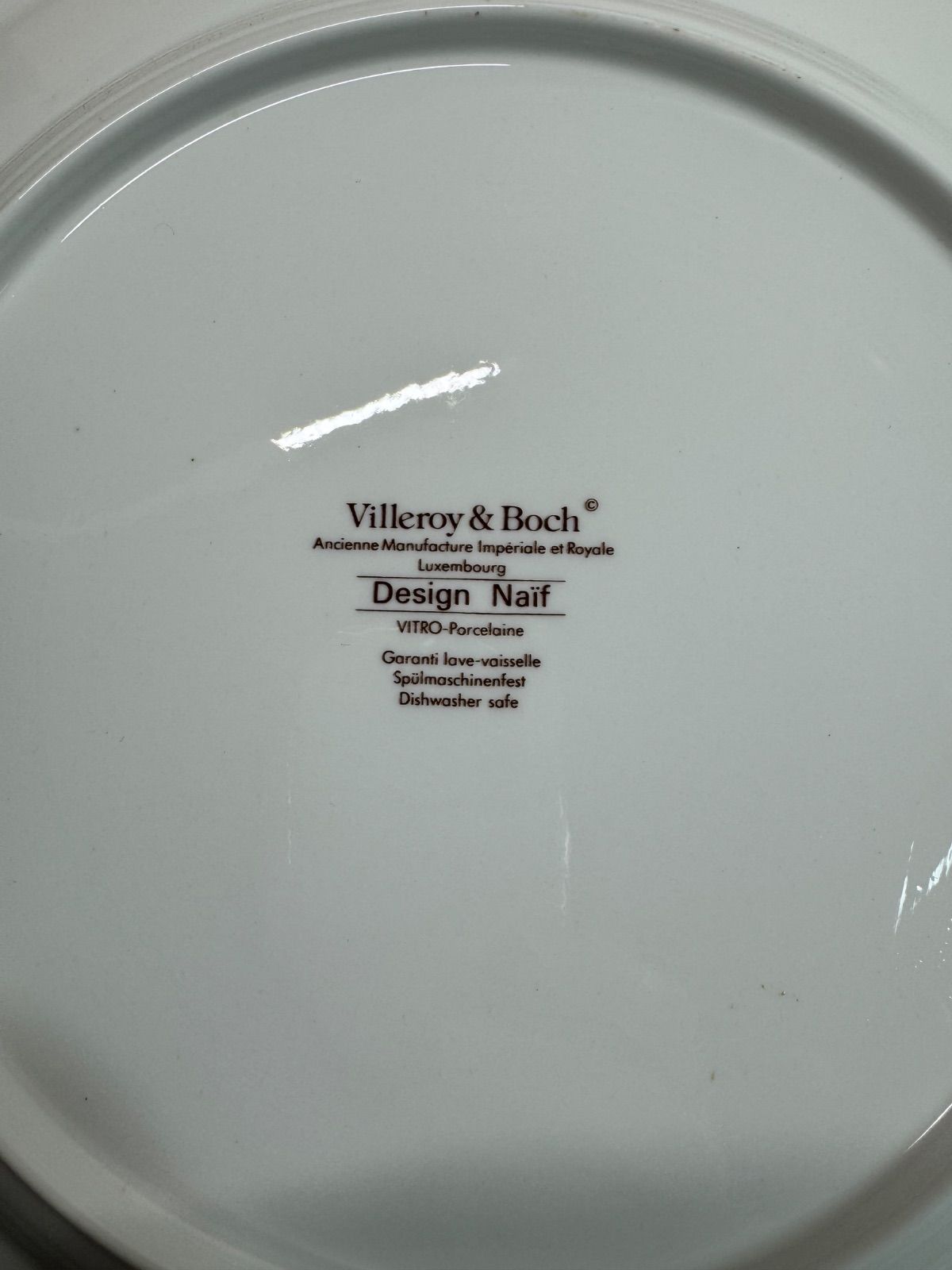 Villeroy &Boch ビレロイ&ボッホ 「ナイーフ」27㎝プレート 5枚セット