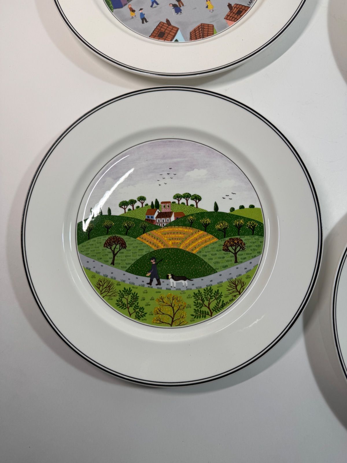 Villeroy &Boch ビレロイ&ボッホ 「ナイーフ」27㎝プレート 5枚セット