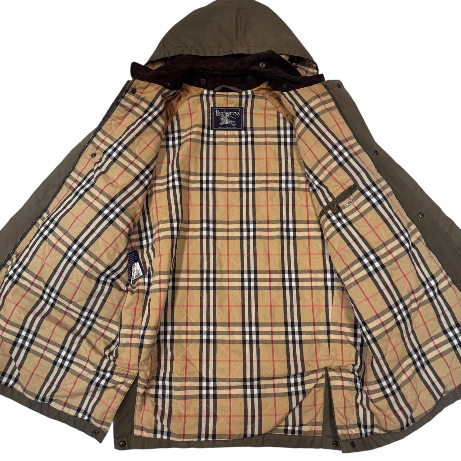 希少 Burberrys バーバリー オイルドジャケット 英国製 コットン