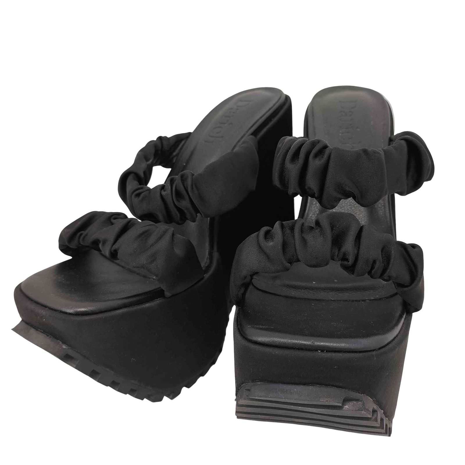 ダーリッチ Darich サテンプラットフォームサンダル レディース JPN：M