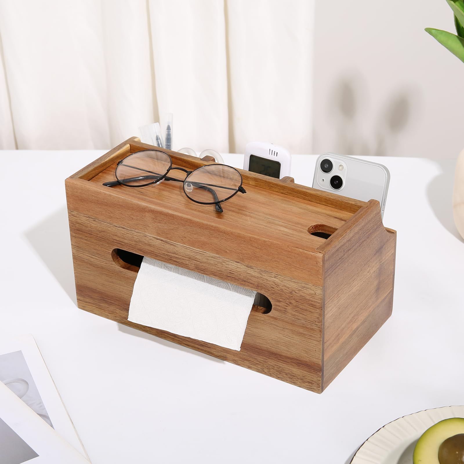 【数量限定】ティッシュケース HANKEY (木?)